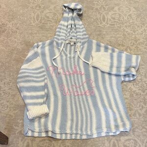 Vintage Havana Blue and White Striped Sweater
